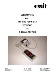 user-manual emit mini time recorder version 3 and thermal printer