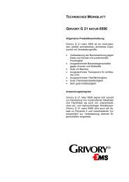 technisches merkblatt grivory g 21 natur 6506 - ems-grivory