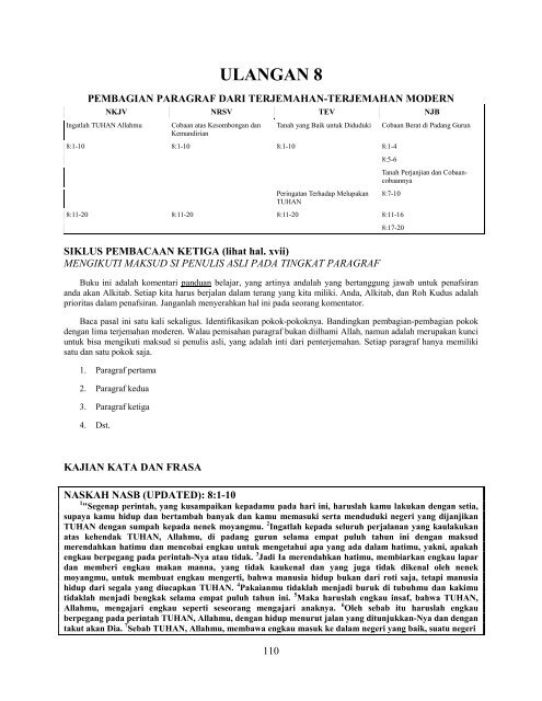 Ulangan - Free Bible Commentary