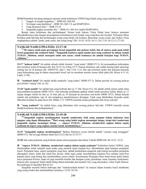 Ulangan - Free Bible Commentary