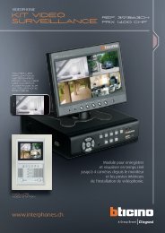 Kit video surveillance - Legrand