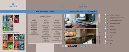 Platencatalogus - natuursteen - Brachot-Hermant