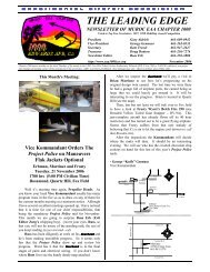 This Month's Meeting: - EAA Chapter 1000 Home Page