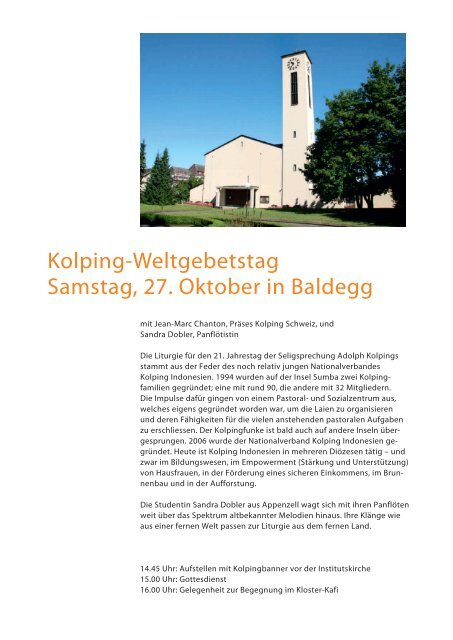 Kolping 5/2012 - Kolping Schweiz