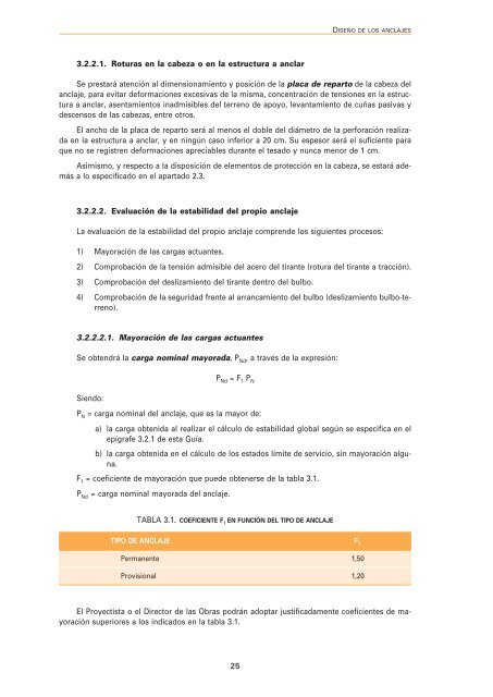 Guía para el diseño y la ejecución de anclajes al terreno - Aigcm