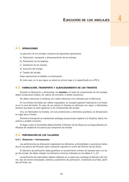 Guía para el diseño y la ejecución de anclajes al terreno - Aigcm