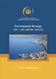 National Environment Strategy - Ministry of Mines