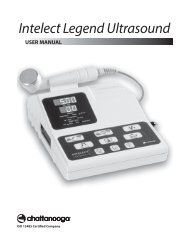 Intelect Legend Ultrasound User Manual - DJO Global