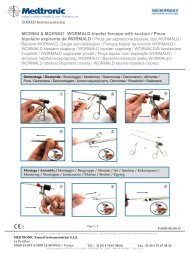 MCEN64 & MCEN641 WORMALD bipolar forceps ... - MicroFrance