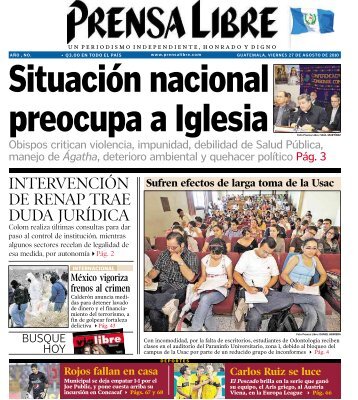INTERVENCIÃN DE RENAP TRAE DUDA JURÃDICA - Prensa Libre