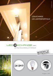 LEDeXCHANGE LED LAMPENPORTFOLIO