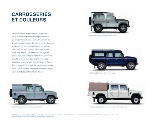capacitÃ©s - Land Rover