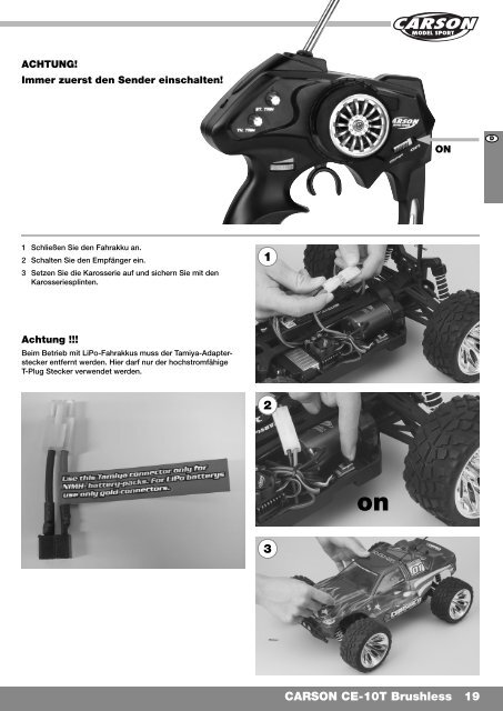 CARSON CE-10T Brushless - Tamiya