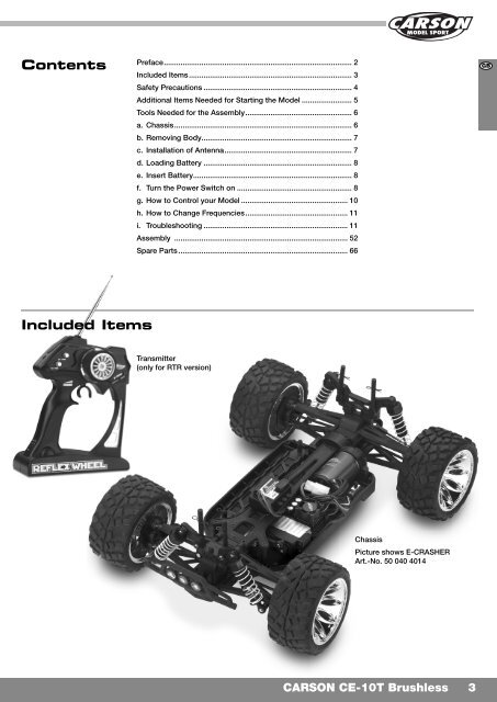 CARSON CE-10T Brushless - Tamiya