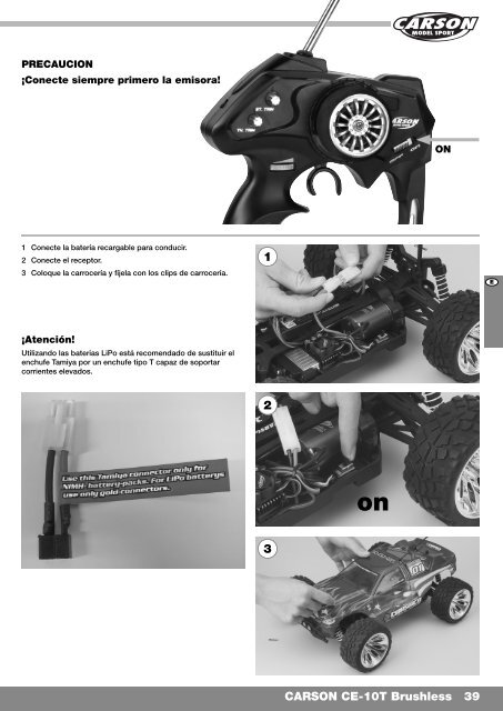 CARSON CE-10T Brushless - Tamiya