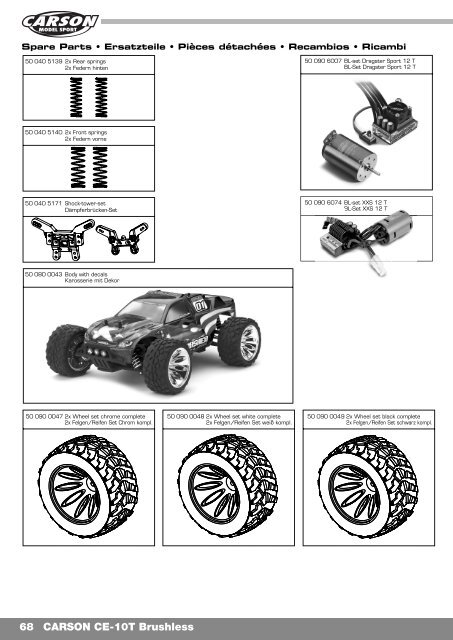 CARSON CE-10T Brushless - Tamiya