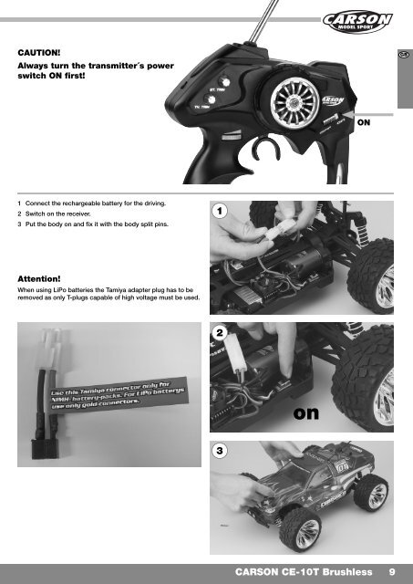 CARSON CE-10T Brushless - Tamiya