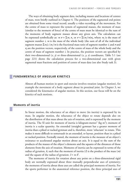 Introduction to Sports Biomechanics: Analysing Human Movement ...