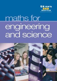 Maths for Engineering and Science - Math Centre