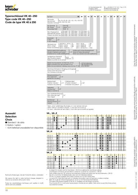 VK (D, GB, F) - System Control Engineering