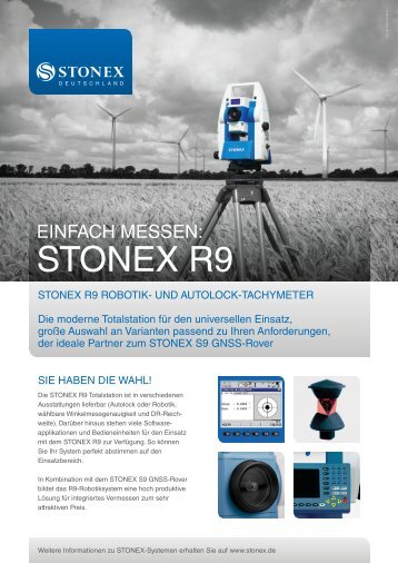 STONEX R9 - Vermessungsbedarf NRW