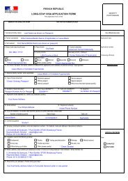 Long Stay Visa Application - Sample - SU Abroad