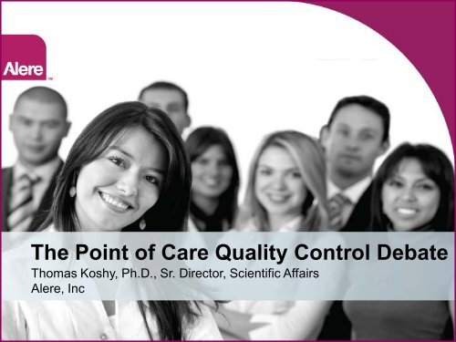 The Point of Care Quality Control Debate - Whitehat