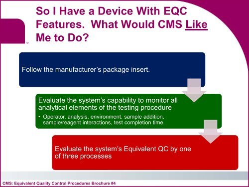 The Point of Care Quality Control Debate - Whitehat