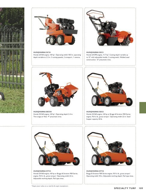 HUSQVARNA PRODUCT RANGE - Husqvarna Group