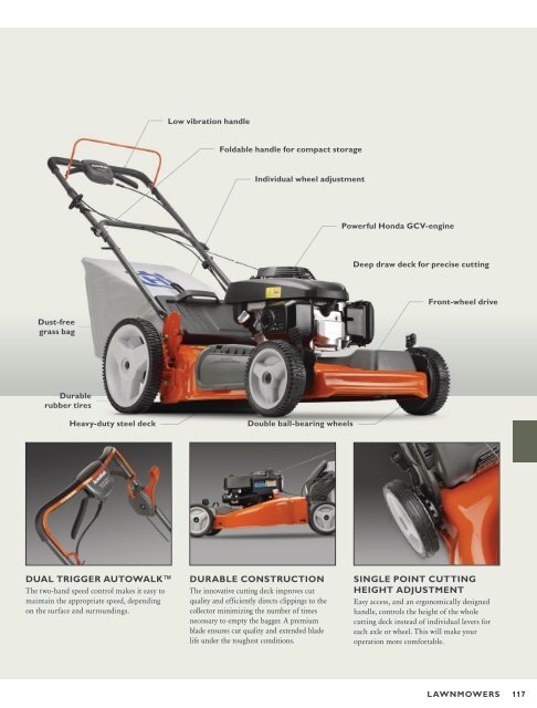 HUSQVARNA PRODUCT RANGE - Husqvarna Group