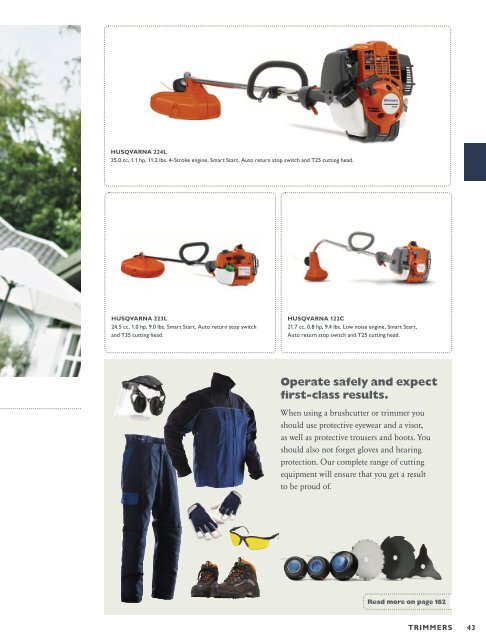 HUSQVARNA PRODUCT RANGE - Husqvarna Group