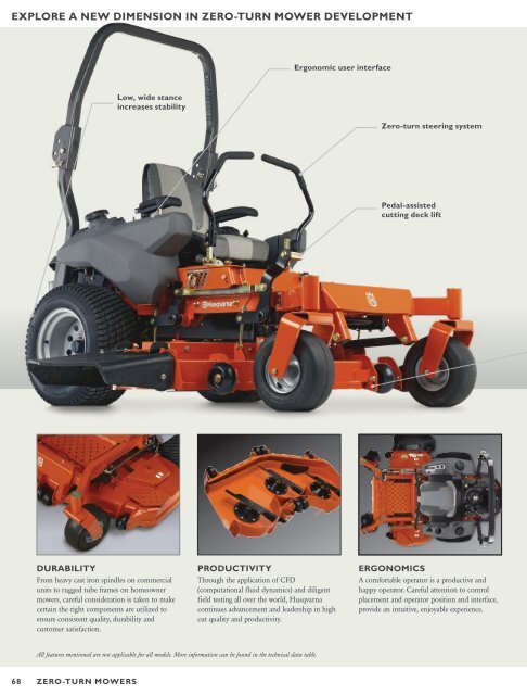 HUSQVARNA PRODUCT RANGE - Husqvarna Group