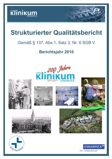 Strukturierter Qualitätsbericht - Klinikum Osnabrück