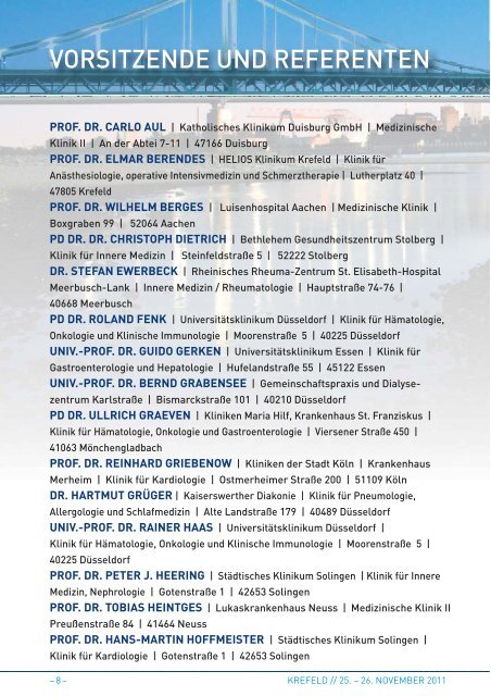 innere medizin 2011 programm - My Medical Education