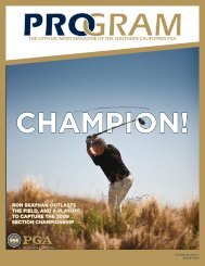 Teacher Southern California Pga