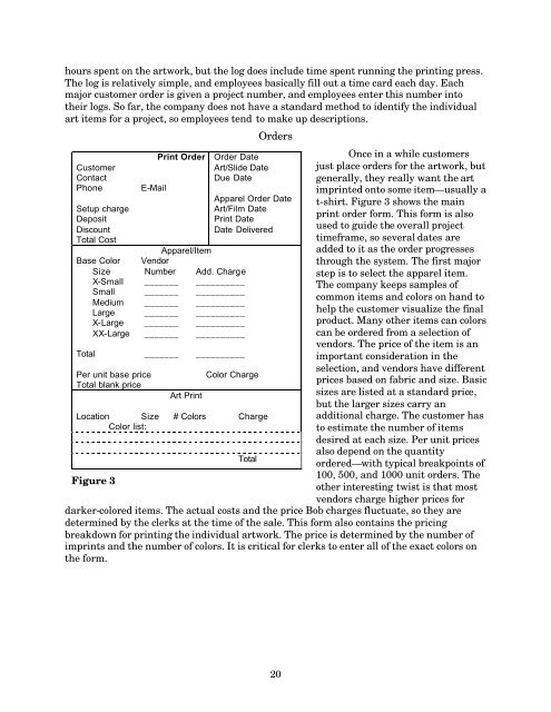 Database Management Systems Appendix: Projects - Jerry Post