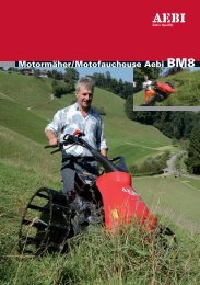 Motormower Aebi BM8