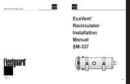 EcoVent Recirculator Installation Manual SM-337