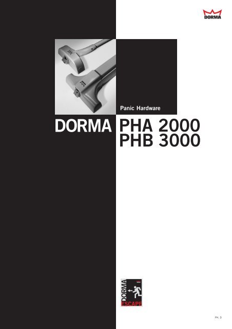 Panic Hardware PHA 2000 PHB 3000 DORMA - SafeStyle
