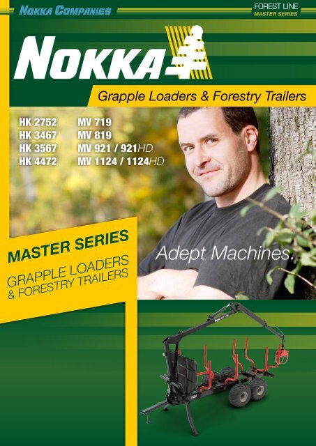 Nokka Loaders & Trailers Master Series Brochure - Hakmet