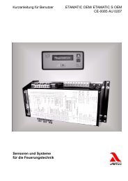 ETAMATIC S OEM CE-0085 AU 0207 Sensoren und ... - lamtec