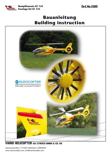 Bauanleitung Building instruction - Vario Helicopter