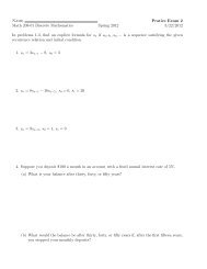 Name Pratice Exam 2 Math 208-01 Discrete Mathematics Spring ...