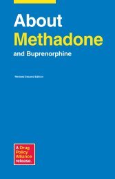 About Methadone and Buprenorphine - Drug Policy Alliance