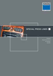 SPECIAL PRESS LINES - Heinrich Wemhöner GmbH & Co. KG