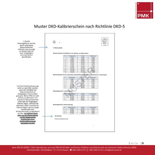 DAkkS-DKD-Kalibrierung - PMK Kassel