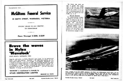 Nov-Dec 1968 â Jan 1969 - Navy League of Australia