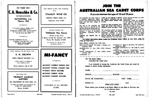 Nov-Dec 1968 â Jan 1969 - Navy League of Australia