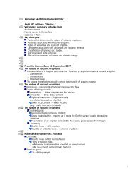 Volcanoes & Other Igneous Activity Earth 9th edition â Chapter 5 ...