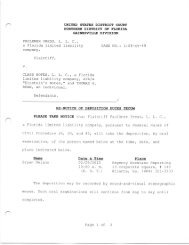 D3S. Plaintiff's Re-Notice of Deposition Duces Tecum of Bryan ...